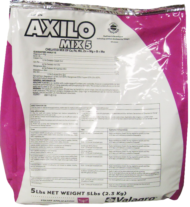Axilo Mix 5, 5 lb Bag - 8 per case - Granular